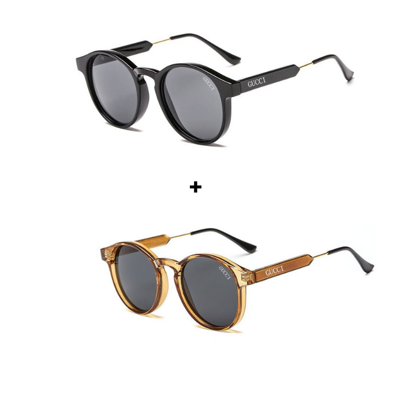 OCTOBRE NOIR - 2 Lunettes Unisexes - Gucci | Prada - Achetez 1 Obtenez 2