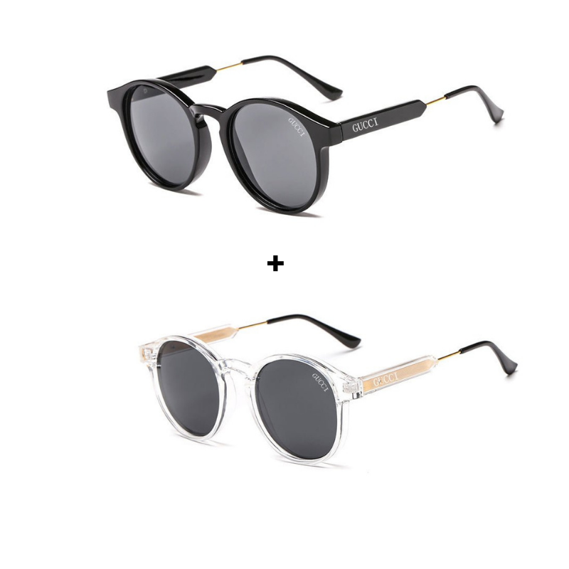 OCTOBRE NOIR - 2 Lunettes Unisexes - Gucci | Prada - Achetez 1 Obtenez 2