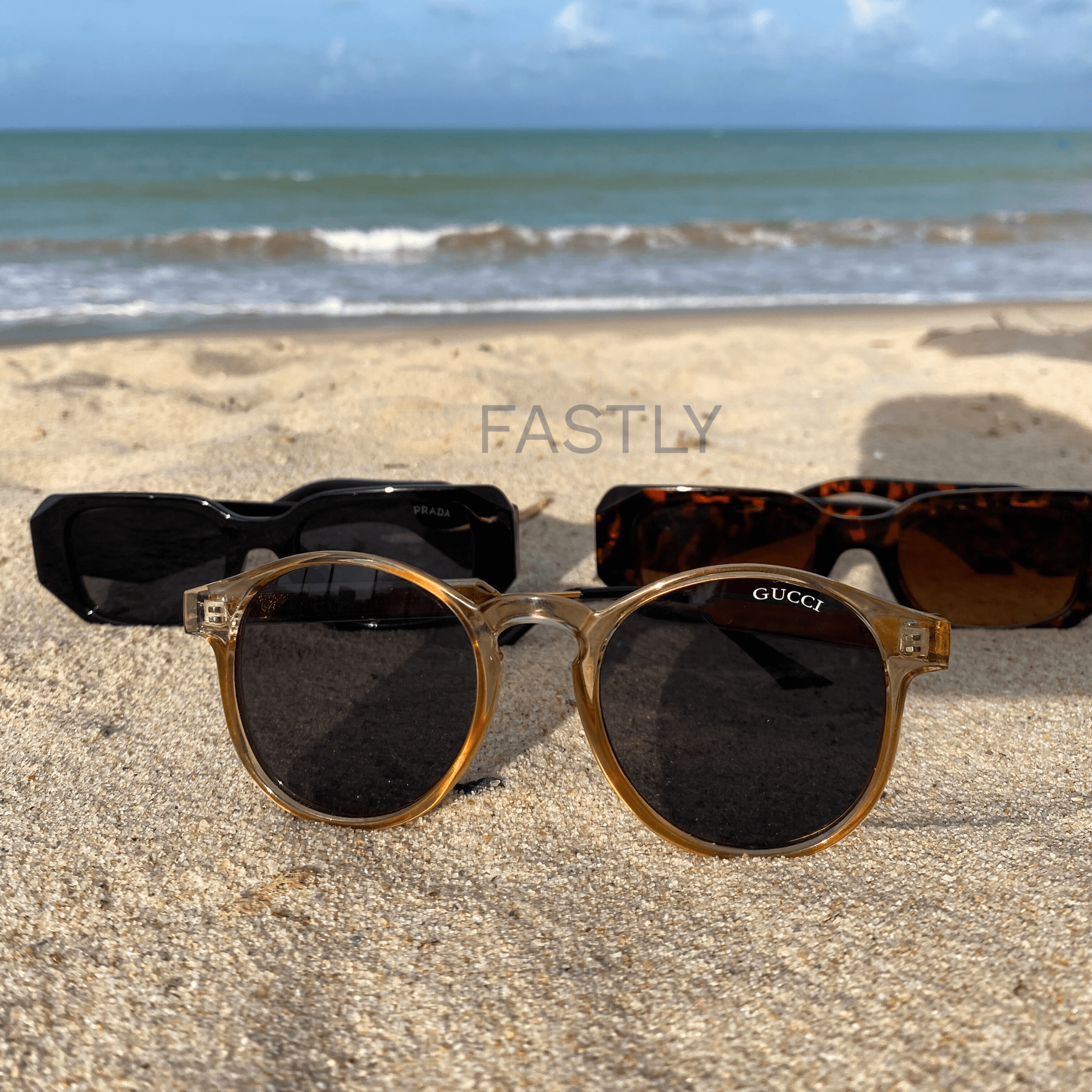 OCTOBRE NOIR - 2 Lunettes Unisexes - Gucci | Prada - Achetez 1 Obtenez 2