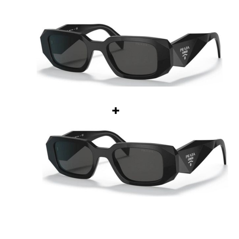 OCTOBRE NOIR - 2 Lunettes Unisexes - Gucci | Prada - Achetez 1 Obtenez 2
